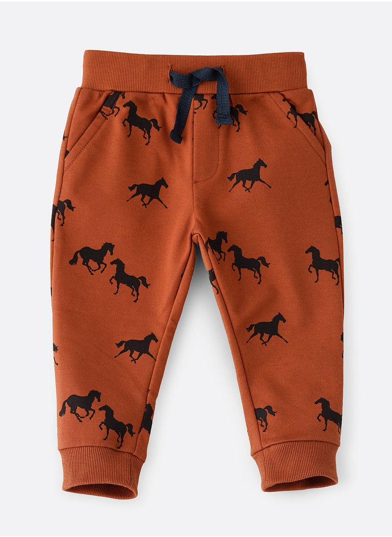Aop knit jogger