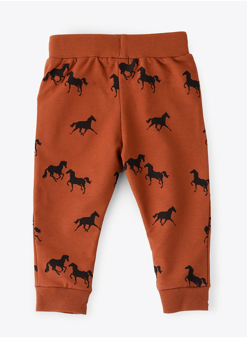 Aop knit jogger