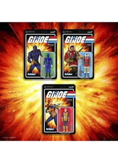 Super7 G.I. Joe Snake Eyes 3.75" G.I. Joe Action Figure With Accessory Classic Cartoon Collectibles And Retro Toys  - Image 4