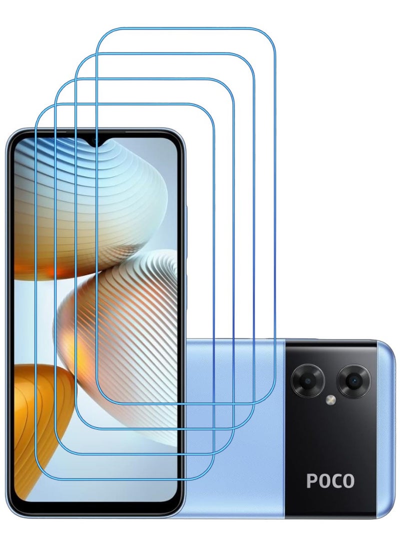 أكاليكس 4 قطع، حماية شاشة،  لهاتف شاومي Poco M4 5G ، جودة ممتازة. - Image 1