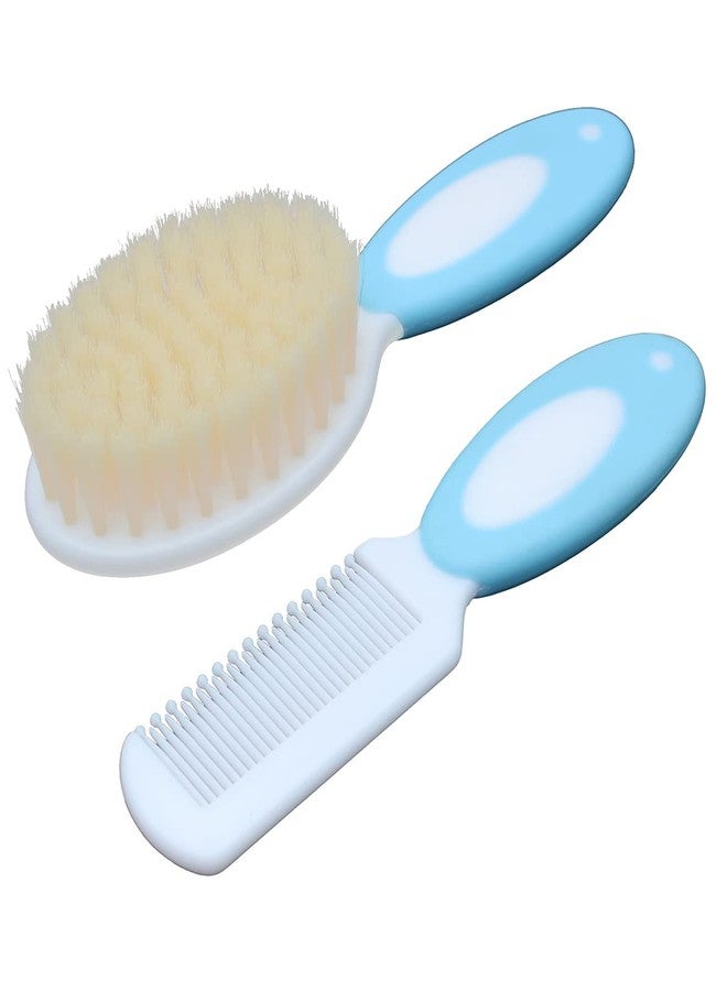 Duruan Baby Hair Brush Soft Goat Bristles-Ideal for Cradle Cap-for Newborns & Toddlers-Natural Perfect Baby Registry Gift - Image 1
