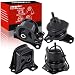 zaygyize 4pcs Engine Motor Mounts Fits for Honda Accord Cylinder 23L L4 Automatic Transmission 19982002 AfterMarket Parts Engine Motor Mount Replace OE A6583 A6564 A6572 A6570 - Image 2