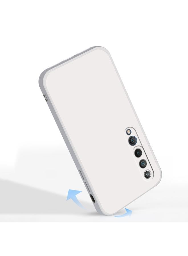 إيروريكس جراب لهاتف Xiaomi Mi 10 بلون سادة من السيليكون السائل المقلد بحافة مستقيمة وغطاء حماية كامل مقاوم للسقوط - Image 2