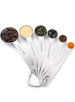 Stainless Steel Measuring Spoons, Kitchen Utensils for Measuring Dry and Liquid Ingredients