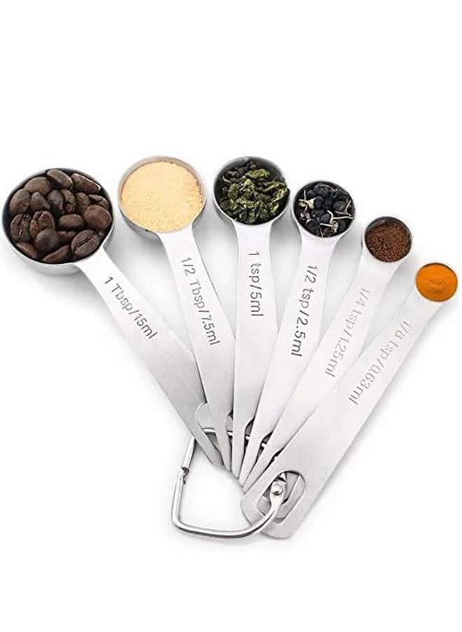Ant - Stainless Steel Measuring Spoons, Kitchen Utensils for Measuring Dry and Liquid Ingredients - Image 1