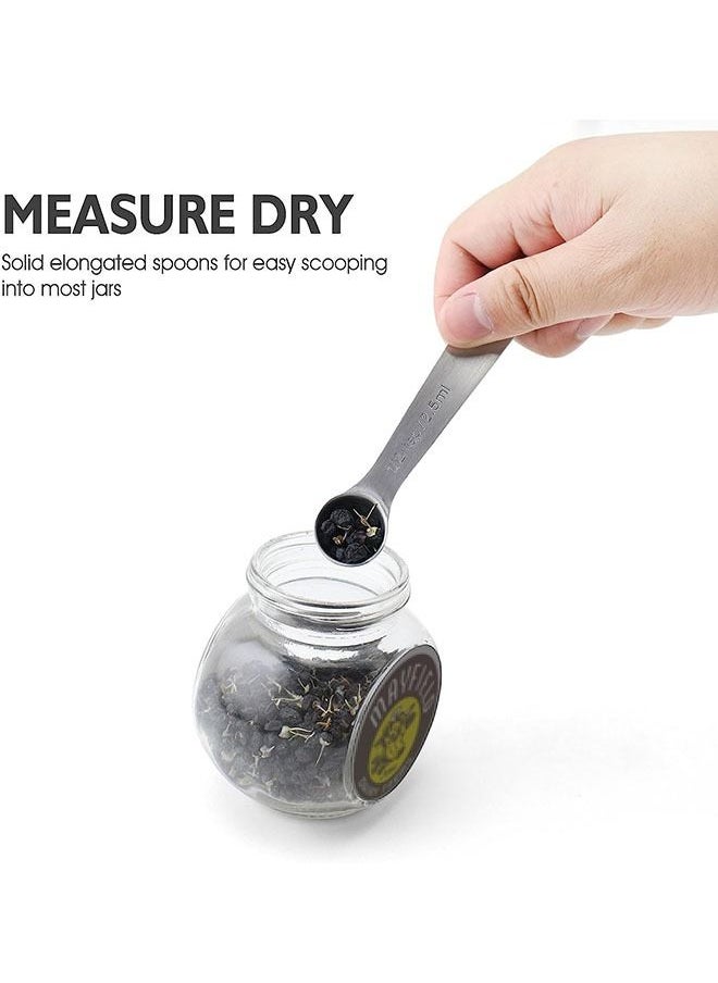Ant - Stainless Steel Measuring Spoons, Kitchen Utensils for Measuring Dry and Liquid Ingredients - Image 1