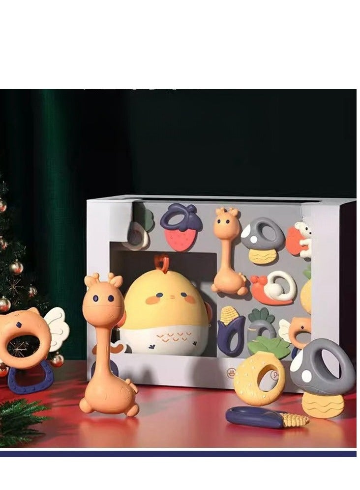 Ringing Bell Cute Chicken Newborn Baby Toy Gift Box Set  - Image 5