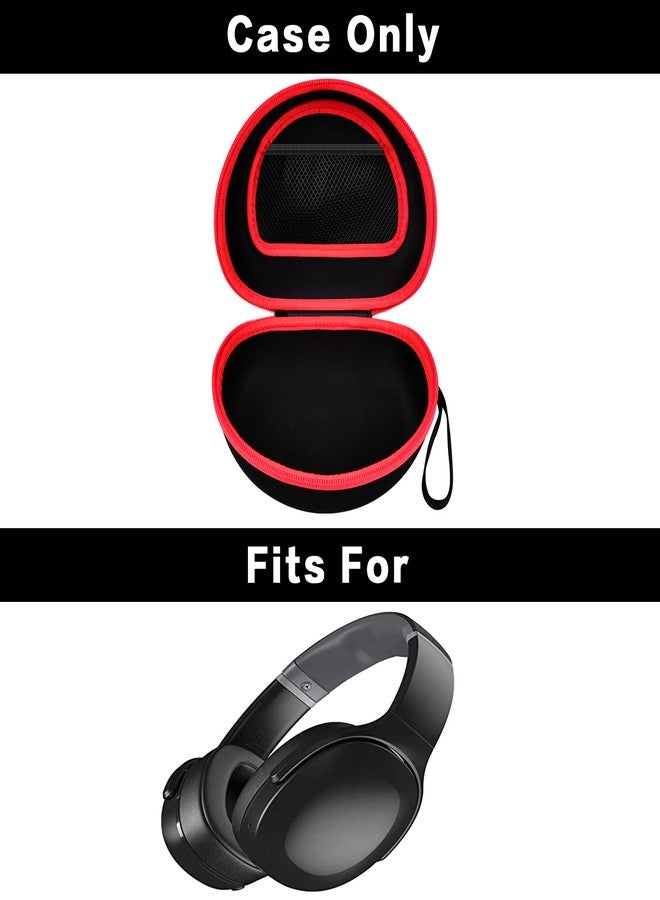 casmilee Headphone Case for Skullcandy Crusher/Hesh/Evo Wireless Over-Ear Bluetooth Earphones, for Beats Studio Pro/ 3/Solo 4/3/2 Headphones and More Noise Cancelling Foldable Headset - Hard Box Only - Black - Image 2