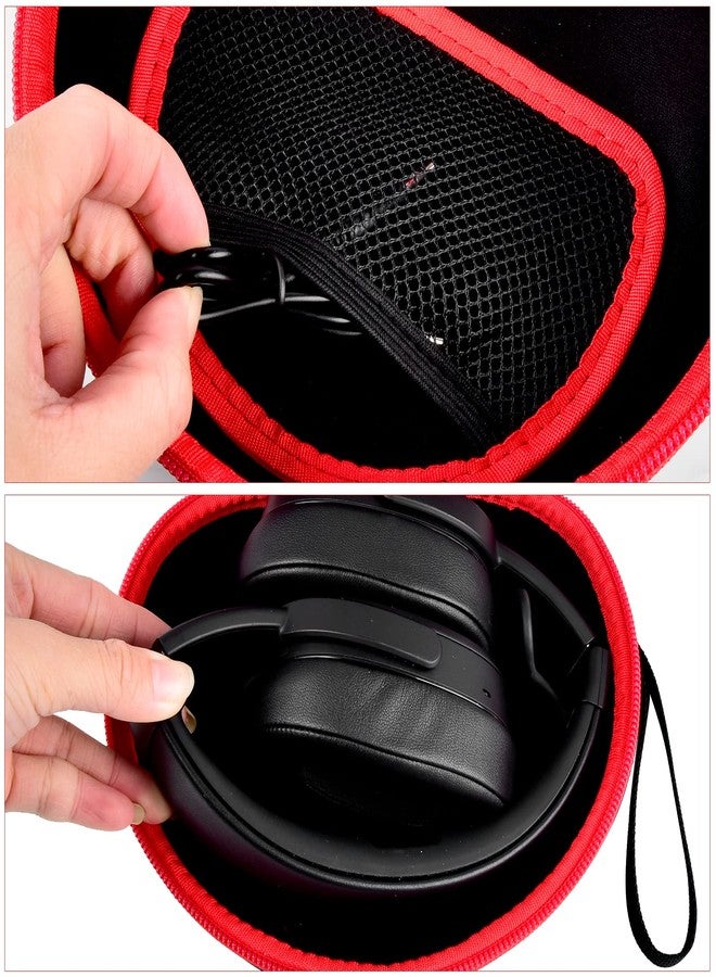casmilee Headphone Case for Skullcandy Crusher/Hesh/Evo Wireless Over-Ear Bluetooth Earphones, for Beats Studio Pro/ 3/Solo 4/3/2 Headphones and More Noise Cancelling Foldable Headset - Hard Box Only - Black - Image 5