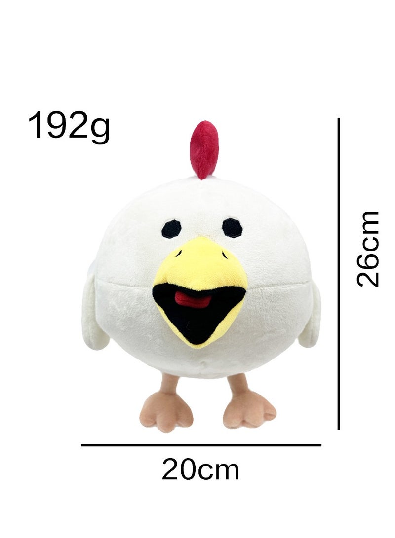 general New chicken gun chick running white little flying chicken plush toy doll - Image 5