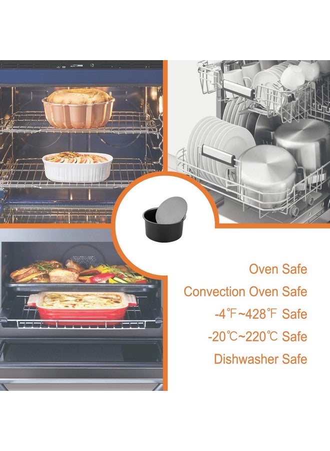 شيف ميد Round Cake Pan Nonstick 6Inch With Removable Loose Bottom Chiffon Bakeware - Image 5