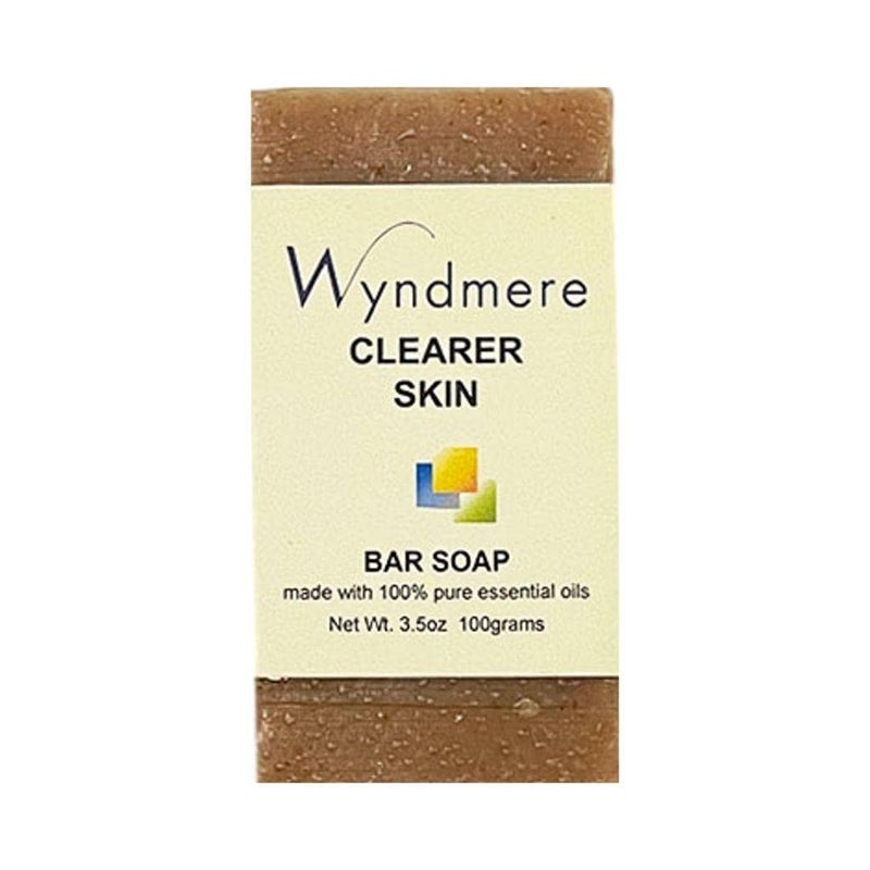 Wyndmere Clearer Skin Bar Soap  Handcrafted with Natural Ingredients and 100 Pure Therapeutic Essential Oils