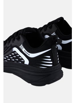 RBX Men Lace Up Running Shoes, Black  - Image 2