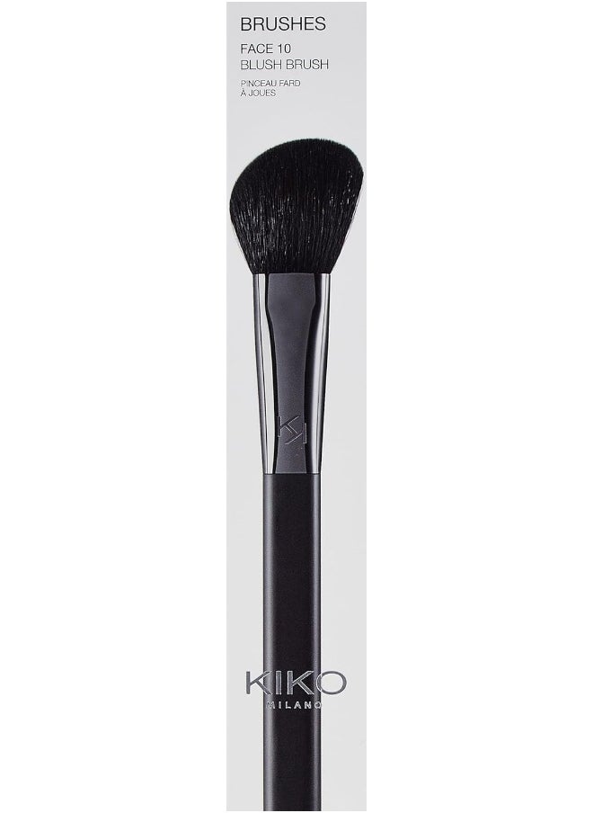 KIKO MILANO فرشاة أحمر الخدود للوجه 10 01 أسود  - Image 3