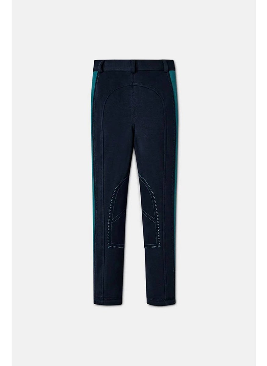 Tchibo Kids Girls Belt Loop Pants, Navy  - Image 3