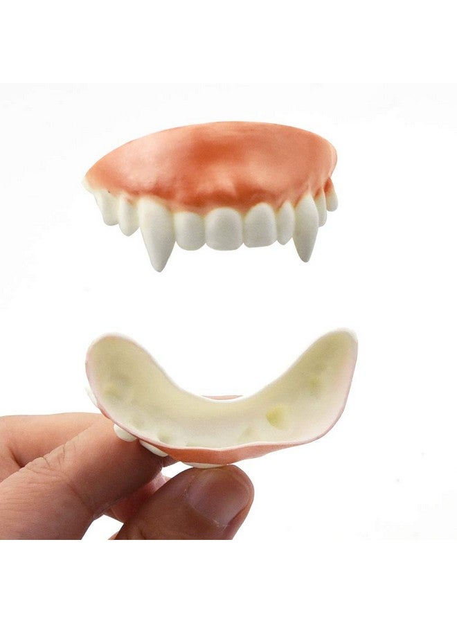 Marrywindix 12 Pieces Gnarly Teeth Gag Teeth Ugly Fake Teeth Vampire Denture Teeth For Halloween Costume Party Favors Photos Props (12 Styles) - Image 3