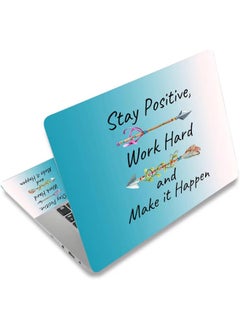 DINKY Laptop Skin Sticker Decal, 12" 13" 13.3" 14" 15" 15.4" 15.6 inch Laptop Universal Reusable Vinyl Skin Stickers Cover Art Decal Notebook PC Personalized Protector-Inspirational Quote