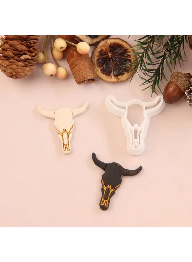 1pc Ox Skull Polymer Clay Cutter For Halloween Earring Making Jewelry Supplies Craft Tools - Image 5