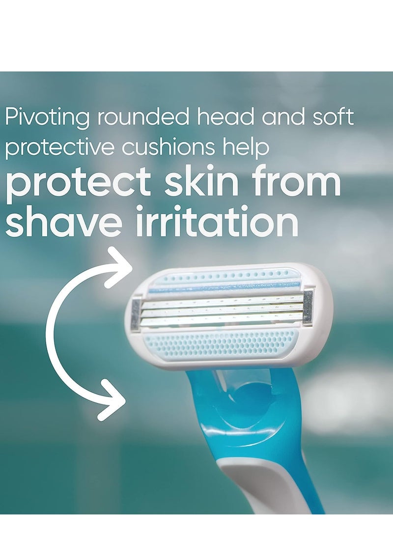 Gillette Venus Oceana Women's Disposable Razor, 3 Razors(Pack of 1) - Image 2