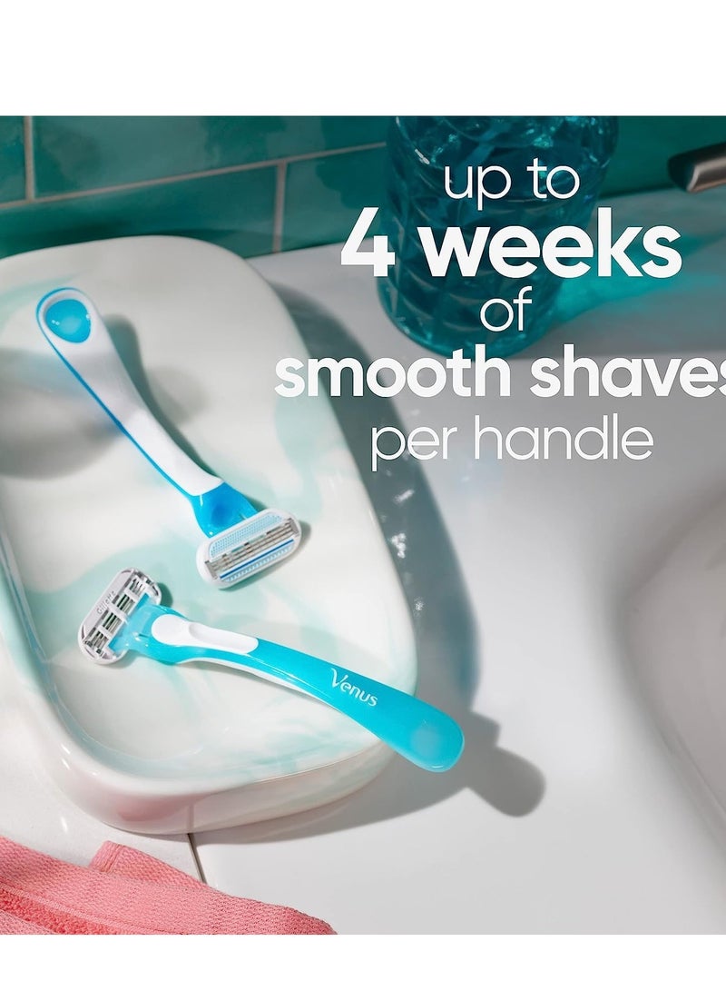 Gillette Venus Oceana Women's Disposable Razor, 3 Razors(Pack of 1) - Image 4