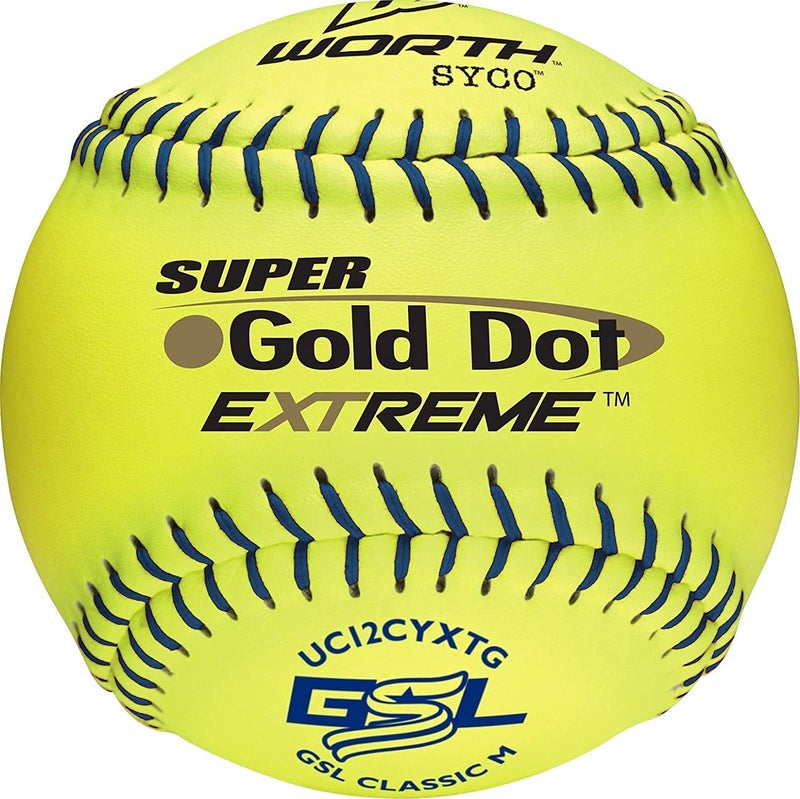 WORTH | Slowpitch Softballs | GSL Approved | 12 Count | Multiple Options - Image 1