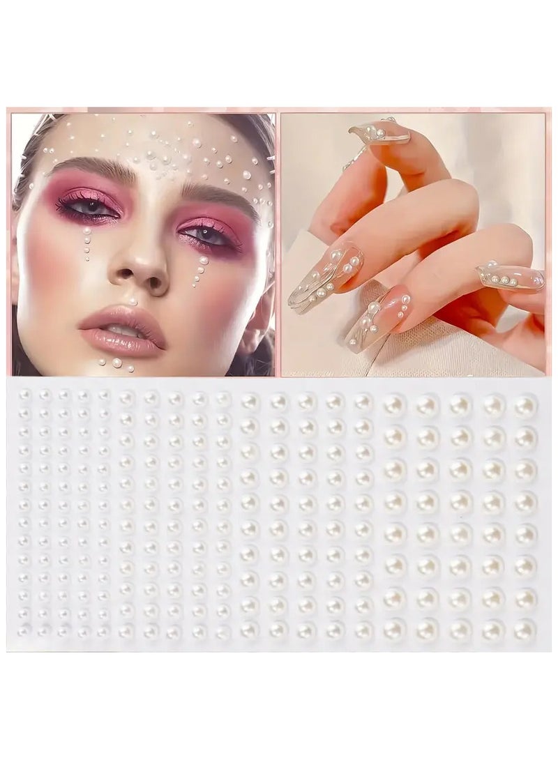 ميكو 5 أوراق (إجمالي 810 قطعة) ملصق ظلال عيون ذاتي اللصق ثلاثي الأبعاد 3-6 مم، إكسسوارات مكياج نسائية وديكورات فنية للأظافر، إكسسوارات حرفية DIY - Image 1