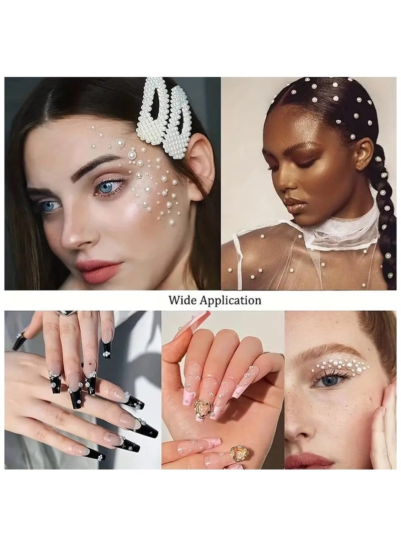 ميكو 5 أوراق (إجمالي 810 قطعة) ملصق ظلال عيون ذاتي اللصق ثلاثي الأبعاد 3-6 مم، إكسسوارات مكياج نسائية وديكورات فنية للأظافر، إكسسوارات حرفية DIY - Image 5