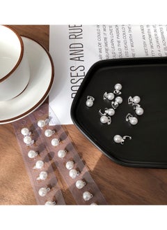 GMORO 30Pcs Hair Pearls Hair Clips,Mini Pearl Bobby Pins White Pearls for Hair, Cute Wedding Hair Clips Pearl Barrettes for Women Girls Brides,Pearl Hair Accessories Hair Decoration Pearl Clips for Hair  - Image 2