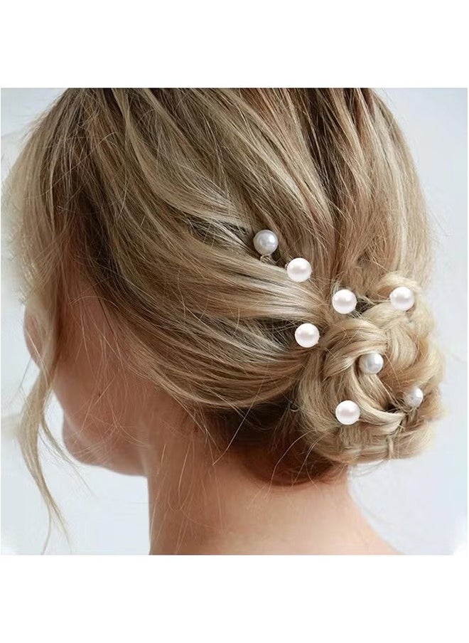 GMORO 30Pcs Hair Pearls Hair Clips,Mini Pearl Bobby Pins White Pearls for Hair, Cute Wedding Hair Clips Pearl Barrettes for Women Girls Brides,Pearl Hair Accessories Hair Decoration Pearl Clips for Hair  - Image 4