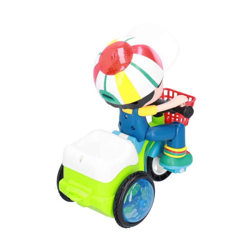 Electric Tricycle Toy High-Quality ABS Plastic 3 Gear Adjustable Stunt Trike For Kids - Battery Powered Rotating Vehicle Toy With Lights And Sound For Birthday Gifts - Image 4