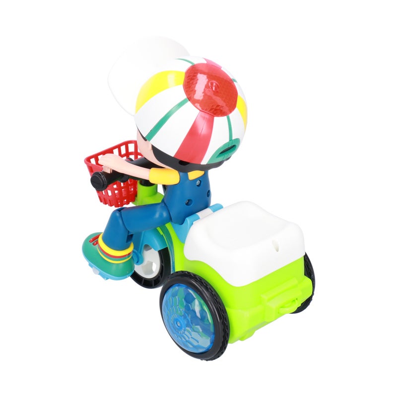 Electric Tricycle Toy High-Quality ABS Plastic 3 Gear Adjustable Stunt Trike For Kids - Battery Powered Rotating Vehicle Toy With Lights And Sound For Birthday Gifts - Image 3