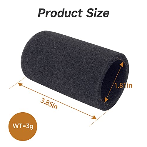 WIBOND SM7B Pop Filter - Mic Foam Cover Compatible with Shure SM7B Vocal Dynamic Microphone Black Windscreen Noise Cancellation - Image 2