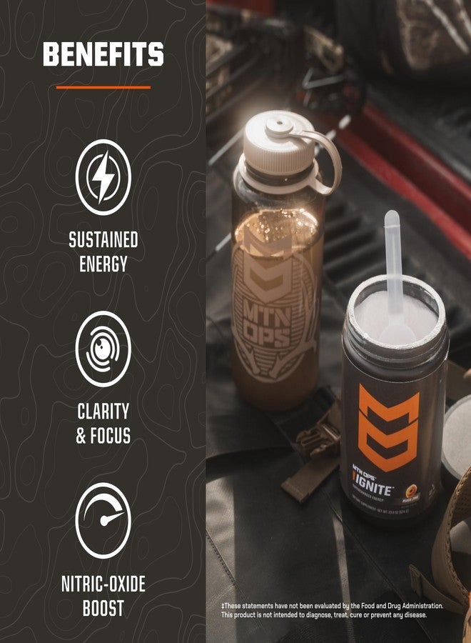 MTN OPS Ignite Energy Drink Powder, Gluten Free Nootropic Supplement Drink Mix, L Arginine, L Citrulline, Caffeine & Nootropic Sugar Free Drink Mix, 45 Servings, Pink Lemonade - Image 4