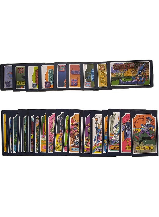 Milcraft Adventure Anime Tarot Cards - 31 Pcs Jojo Anime Tarot Cards Board Game Divination Entertainment Party Board Game - Image 1