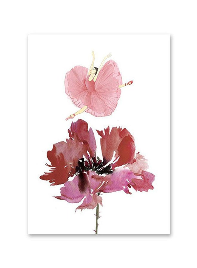 NIBEMINENT Watercolour Botany Flower Painting Multicolour