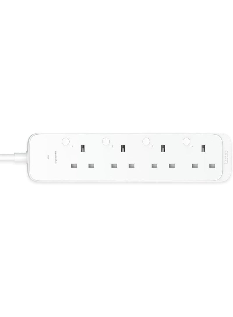 tapo TP-Link Tapo P304M Wi-Fi Smart Power Strip, 4 Individually Controlled Outlets, Surge Protection - Image 1