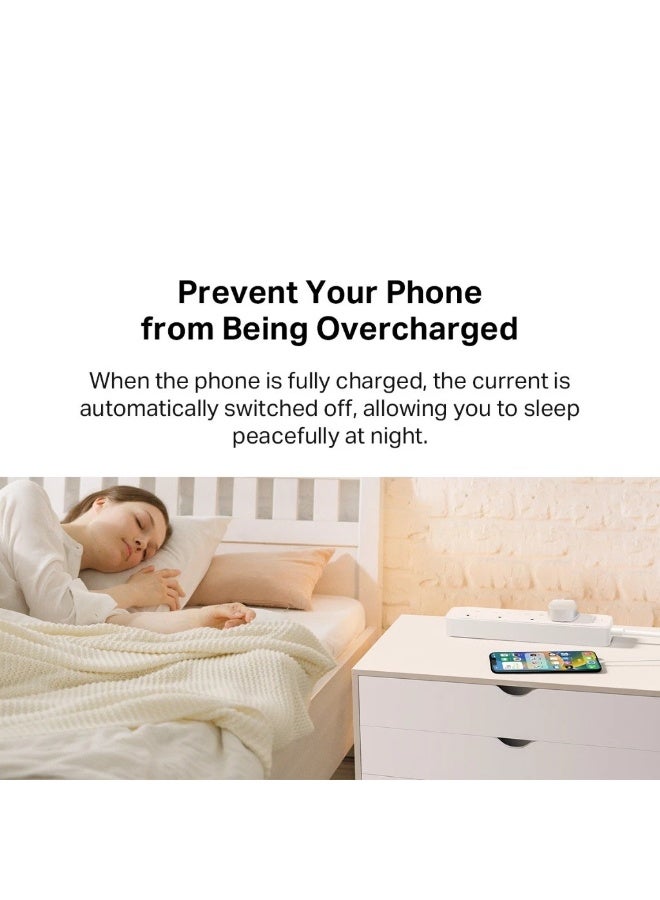 tapo TP-Link Tapo P304M Wi-Fi Smart Power Strip, 4 Individually Controlled Outlets, Surge Protection - Image 3