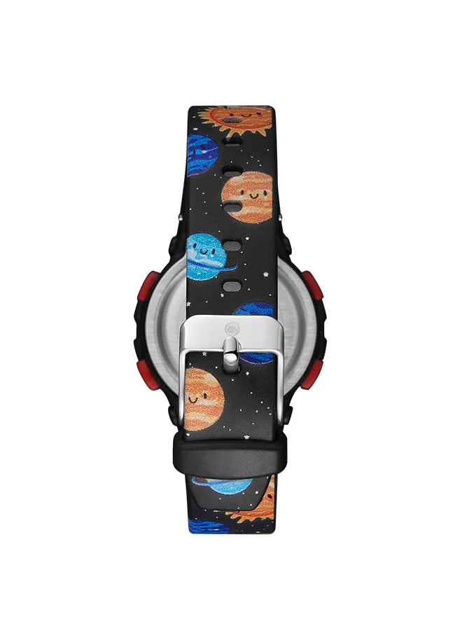 أسترو ASTRO Kids Digital Black Dial Watch - A23917-PPBB-SS
