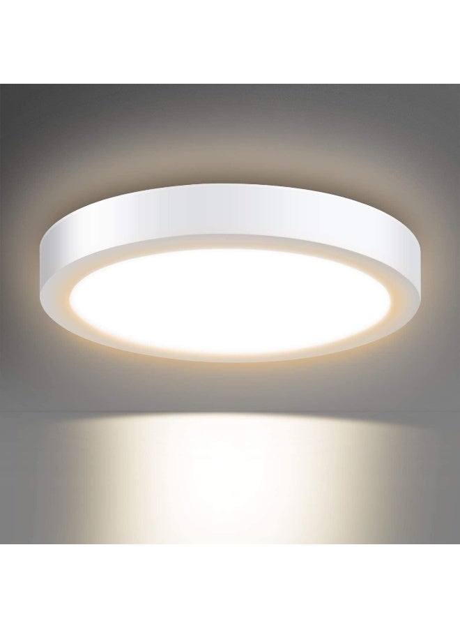 Royal Apex LED Surface Mounted DownLight AC220-240V Ceiling Lighting Fixture Fitting for Living Room, Bedroom, Kitchen, Balcony Hallway etc (18W, Warmwhite-Round) - Image 1