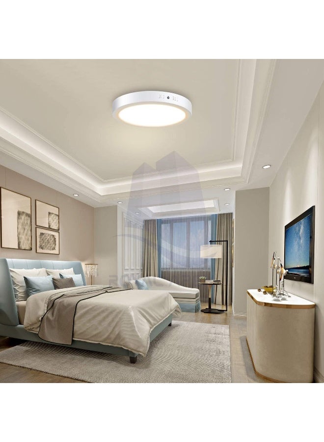 Royal Apex LED Surface Mounted DownLight AC220-240V Ceiling Lighting Fixture Fitting for Living Room, Bedroom, Kitchen, Balcony Hallway etc (18W, Warmwhite-Round) - Image 5