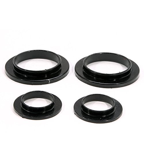 BBK Performance BBK 2546 Coil Spring Isolator Kit - Rear - Polyurethane for Ford Mustang,Black - Image 2