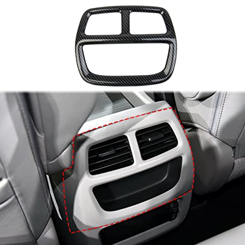 crosselec Carbon Fiber Rear Armrest Box AC Air Conditioner Outlet Vent Trim for 20162022 Honda Pilot for 20172024 Ridgeline for 20192024 Passport