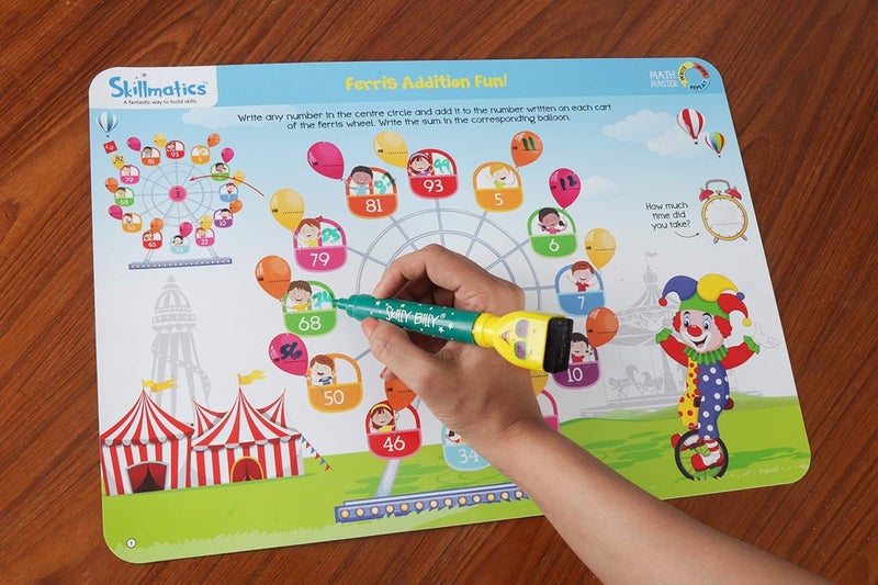 سكيلماتيكس نشاط الكتابة والمسح - ماتي ماستر للرياضيات، من 6 إلى 9 سنوات - عبوة من قطعة واحدة - Image 3