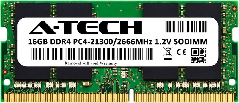 ATECH 16GB DDR4 2666MHz PC4-21300 (PC4-2666V) CL19 SODIMM 1.2V 260-Pin Non-ECC SO-DIMM Laptop Notebook RAM Memory Module - Image 2
