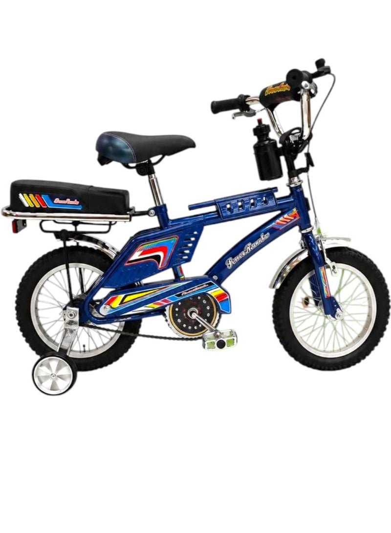 Rambo Freestyle Kids Bike with one Seats 12-Inch Size Rambo Bicycle indonesian Design with Adjustable Seat, Children Bicycle with Air Filled Wheels, Hand and Rear Brakes, For Ages 4+ - Image 2