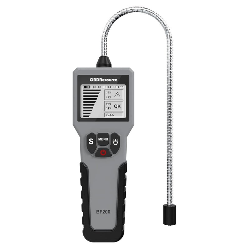 OBDResource BF200 Brake Fluid Tester - Intelligent Moisture Analyzer for DOT 3, DOT 4, DOT 5.1 - Image 1