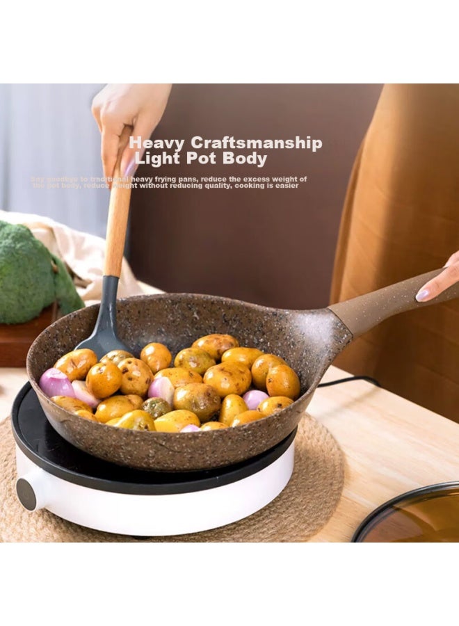 Amercook Alfita Maifan Stone Non-stick Frying Pan, Breakfast Pan, Steak Pan, Suitable For Induction And Gas Stoves - Image 3