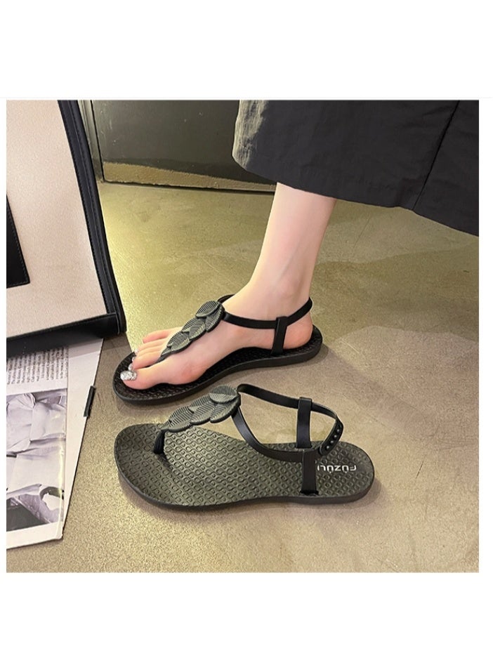 NIBEMINENT Summer The  Ladies Flip-Flops for Leisure Holiday Beach Toe-Clip  Slippers for Women Designer Shoes Slippers - Image 2