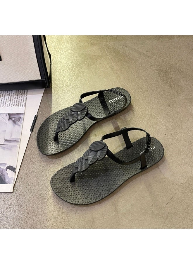 NIBEMINENT Summer The  Ladies Flip-Flops for Leisure Holiday Beach Toe-Clip  Slippers for Women Designer Shoes Slippers - Image 1