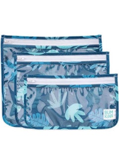 BUMKiNs Transparent Travel Bag - Blue Tropic  - Image 1